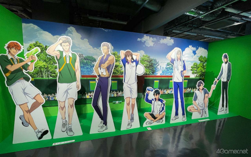 画像ギャラリー No.008のサムネイル画像 / 「手塚ゾーン」黄金像に跡部様の立像も！　フォトスポット＆等身大パネルで楽しむ「アニメ『テニスの王子様』展」東京会場レポート