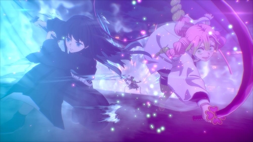 画像ギャラリー No.016のサムネイル画像 / 「鬼滅の刃 ヒノカミ血風譚2」試遊レポート。前作で培ったシリーズ独自の攻防はそのままに，キャラクターや技の増加でゴージャスな作りに
