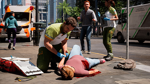 画像ギャラリー No.004のサムネイル画像 / 救急隊員シム「Ambulance Life: A Paramedic Simulator」のゲームプレイトレイラー公開。迅速な救護活動を重ね,やがては大災害の現場へ