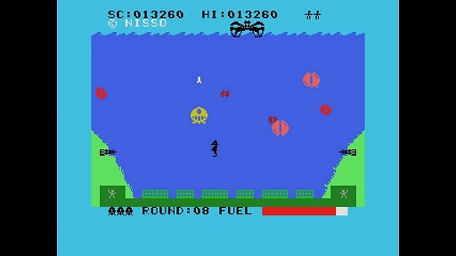 画像ギャラリー No.003のサムネイル画像 / 「EGGコンソール アクアポリスSOS MSX」，12月19日配信。1983年にコンパイルから発売されたシューティングゲーム