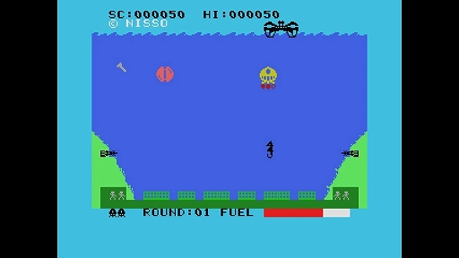 画像ギャラリー No.005のサムネイル画像 / 「EGGコンソール アクアポリスSOS MSX」，12月19日配信。1983年にコンパイルから発売されたシューティングゲーム
