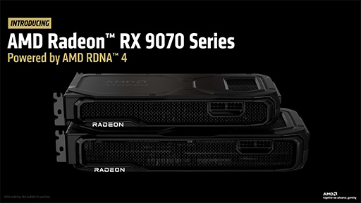 画像ギャラリー No.002のサムネイル画像 / RDNA 4世代初のGPU「Radeon RX 9070」シリーズは3月6日に世界市場で発売。4KゲームではRX 7900 GREより20〜42％も上回る
