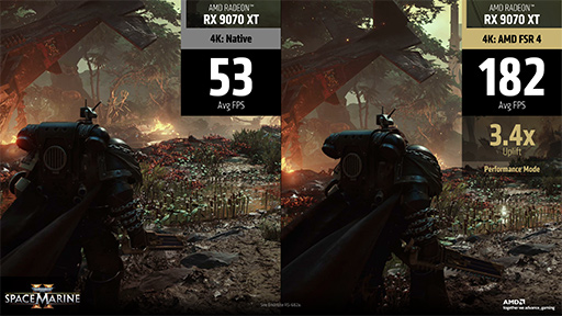 画像ギャラリー No.012のサムネイル画像 / RDNA 4世代初のGPU「Radeon RX 9070」シリーズは3月6日に世界市場で発売。4KゲームではRX 7900 GREより20〜42％も上回る