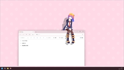 画像ギャラリー No.007のサムネイル画像 / 初音ミクなどのキャラがデスクトップ上を自由に動き回る「Desktop Mate」，Steamで配信開始。今後も新キャラを追加予定