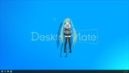画像ギャラリー No.008のサムネイル画像 / 初音ミクなどのキャラがデスクトップ上を自由に動き回る「Desktop Mate」，Steamで配信開始。今後も新キャラを追加予定
