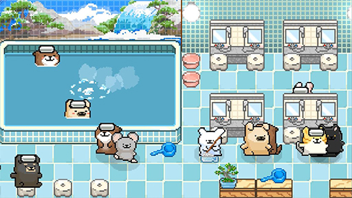画像ギャラリー No.003のサムネイル画像 / 画面下でまったり温泉経営。リラックス系シム「アニマルスパ」，Steamで本日リリース。セール価格で販売中