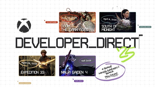 画像ギャラリー No.002のサムネイル画像 / 期待の新作をGame Passで初日から。Xbox番組「Developer_Direct」で「DOOM: The Dark Ages」の発売日や「NINJA GAIDEN 4」を発表