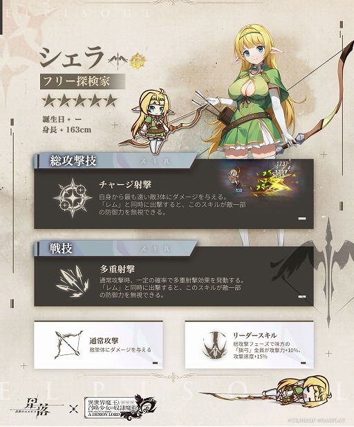 画像ギャラリー No.020のサムネイル画像 / 新作ストラテジーRPG「星落：深淵のエルピス」，TVアニメ「異世界魔王と召喚少女の奴隷魔術Ω」とのコラボイベントを開催
