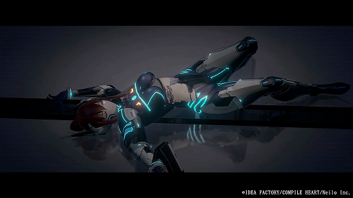 画像ギャラリー No.003のサムネイル画像 / 赤い髪の女性は何者なのか，なぜ機械兵器に攻撃されたのか。コンパイルハート新作タイトルのティザーサイトが公開に