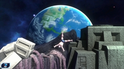 画像ギャラリー No.005のサムネイル画像 / 宇宙に取り残されてしまったマッチョが側転で地球への帰還を目指す「ローリングマッチョ」，Steamで配信開始