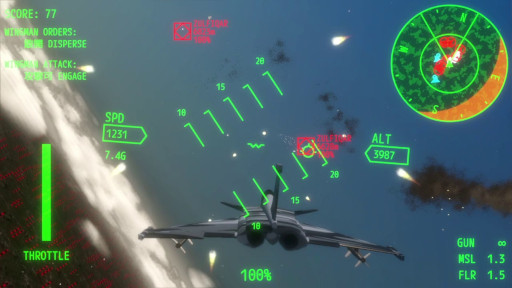 画像ギャラリー No.002のサムネイル画像 / リアル志向のフライトシューティング「オーロラ・フライト」，Steamで正式リリース。自動化された空戦ではなく，操縦と判断が勝敗を左右する