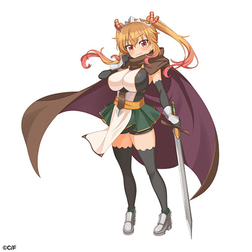 画像ギャラリー No.002のサムネイル画像 / 「小林さんちのメイドラゴン ファンタジア」，事前登録者数が5万人を突破