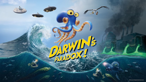 画像ギャラリー No.001のサムネイル画像 / タコが主人公のアクションADV「Darwin's Paradox!」，本日リリース。タコならではの能力を生かし，ステージごとのギミックを突破しよう