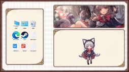画像ギャラリー No.006のサムネイル画像 / かわいい猫の女の子とデスクトップ上で交流！　コレクション要素も楽しめる「桌面小猫娘」，デモ版をSteamで配信開始