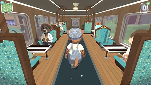 画像ギャラリー No.018のサムネイル画像 / PC向け新作列車ライフシム「Locomoto」,4月9日に発売。蒸気機関車の車掌となり,世界の探索や動物の乗客の世話をしていく