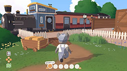 画像ギャラリー No.002のサムネイル画像 / ほんわか列車ライフシム「ロコモト　Locomoto」，Switch版を本日発売。蒸気機関車の車掌となって，動物の乗客たちを世話していこう