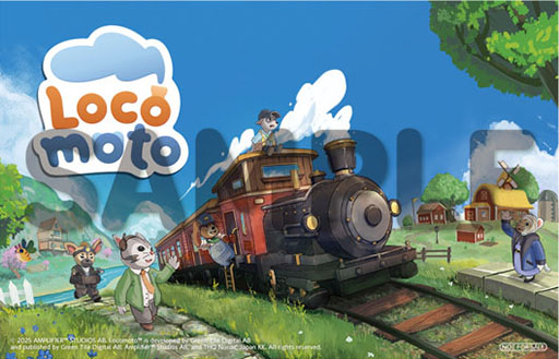 画像ギャラリー No.012のサムネイル画像 / ほんわか列車ライフシム「ロコモト　Locomoto」，Switch版を本日発売。蒸気機関車の車掌となって，動物の乗客たちを世話していこう