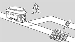 画像ギャラリー No.002のサムネイル画像 / トロッコ問題，囚人のジレンマなどの思考実験をテーマにしたナンセンス哲学ゲーム「思考実験シミュレーター」，Switch版を本日発売