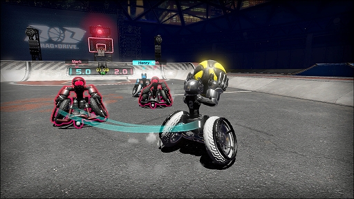 画像ギャラリー No.003のサムネイル画像 / Switch 2専用ソフト「Drag x Drive」，8月14日に発売決定。Joy-Con 2のマウス操作で遊ぶ車椅子バスケ風スポーツゲーム