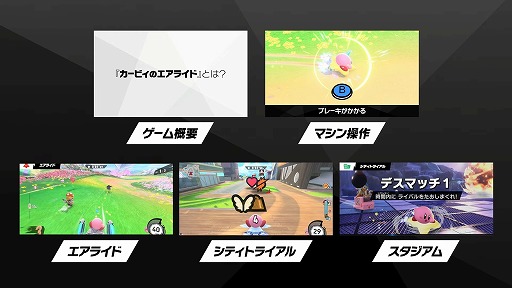 画像ギャラリー No.001のサムネイル画像 / 「カービィのエアライダー Direct 2 2025.10.23」，膨大な発表情報をひとまとめ。細かく要素を分けた時間指定リンクもご用意