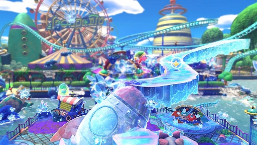 画像ギャラリー No.004のサムネイル画像 / 「星のカービィ ディスカバリー Nintendo Switch 2 Edition ＋ スターリーワールド」，本日発売。流星の影響で変貌した新世界で新たな冒険が始まる