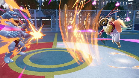 画像ギャラリー No.005のサムネイル画像 / 「Pokémon LEGENDS Z-A」，筋肉が増量した「メガルチャブル」の紹介映像を公開。カイリキーと真っ向から戦う特別映像も公開に