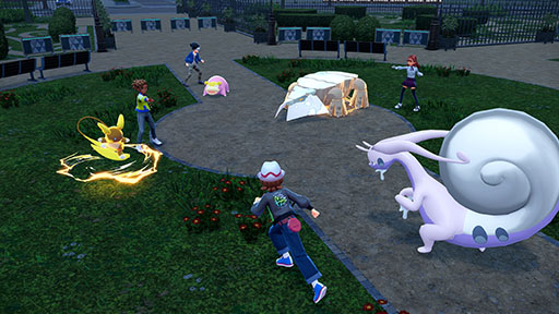 画像ギャラリー No.028のサムネイル画像 / 「Pokémon LEGENDS Z-A」，マフォクシー，ブリガロン，ゲッコウガの“メガシンカ”が公開に。有料DLC「M次元ラッシュ」も新たに発表
