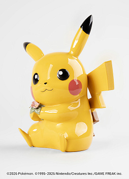 画像ギャラリー No.003のサムネイル画像 / ピカチュウ＆イーブイの100万円のオブジェが登場。288体限定制作となる精緻な作品