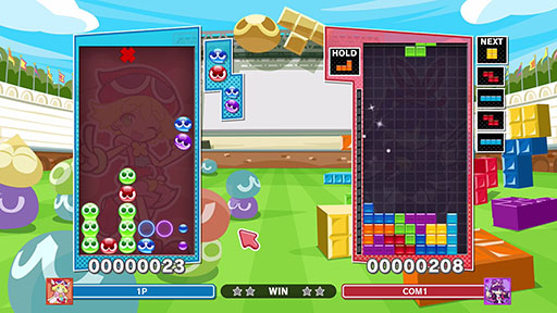 画像ギャラリー No.008のサムネイル画像 / 「ぷよぷよテトリス2S」，Nintendo Switch 2で本日発売。新モード「いっしょにぷよテト」を追加し，おすそわけ通信にも対応