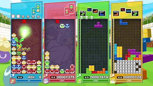 画像ギャラリー No.012のサムネイル画像 / 「ぷよぷよテトリス2S」，Nintendo Switch 2で本日発売。新モード「いっしょにぷよテト」を追加し，おすそわけ通信にも対応
