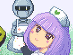 愛されたロボットたちの最後を看取る，無料ドット絵ADV「Robot Hospice（ロボットホスピス）」Steamストアページを公開