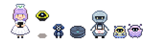 画像ギャラリー No.010のサムネイル画像 / 愛されたロボットたちの最後を看取る，無料ドット絵ADV「Robot Hospice（ロボットホスピス）」Steamストアページを公開