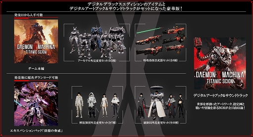画像ギャラリー No.016のサムネイル画像 / 「DAEMON X MACHINA TITANIC SCION」，デジタルDXエディションの紹介映像を公開。エキスパンションパック「深淵の脅威」の映像も初披露