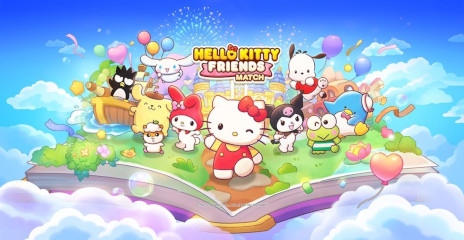 画像ギャラリー No.002のサムネイル画像 / マッチ3パズル「ハローキティフレンズマッチ」，2025年上半期にグローバルリリース。事前登録受付がスタート