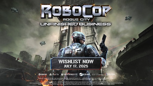 画像ギャラリー No.007のサムネイル画像 / 「RoboCop: Rogue City - Unfinished Business」，7月18日にリリース予定。ストーリートレイラーも公開に