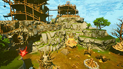 画像ギャラリー No.007のサムネイル画像 / 「クラウドハイム」，日本語対応デモがSteamで公開に。共闘アクションの爽快感と，自由度の高いクラフト要素を楽しめる