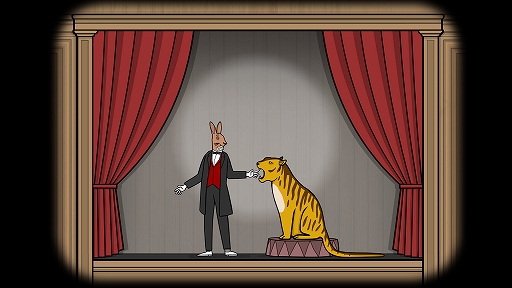 画像ギャラリー No.001のサムネイル画像 / Rusty Lake，10周年を記念した新作謎解きゲーム「The Mr. Rabbit Magic Show」を無料でリリース。シリーズ作品のセールも実施中