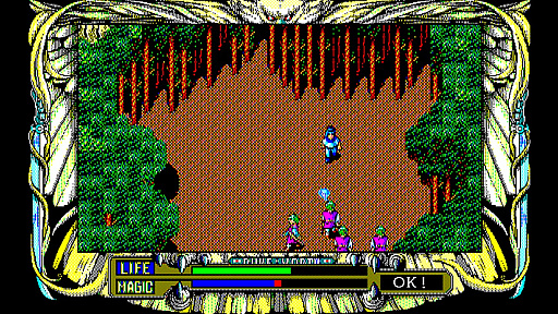 画像ギャラリー No.005のサムネイル画像 / 「EGGコンソール ルーンワース 黒衣の貴公子 PC-9801」，5月8日配信。1989年にT＆E SOFTから発売されたアクションRPG