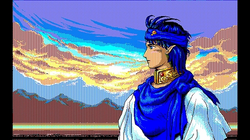 画像ギャラリー No.006のサムネイル画像 / 「EGGコンソール ルーンワース 黒衣の貴公子 PC-9801」本日配信。発動までに詠唱時間のかかる呪文システムが特徴のアクションRPG