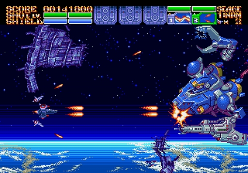 画像ギャラリー No.002のサムネイル画像 / 古代祐三氏が手掛けるレトロ2DSTG「アーシオン」，ダウンロード版の発売日が7月31日に決定