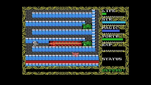 画像ギャラリー No.004のサムネイル画像 / モンスターに体当たりして冒険する“アクティブRPG”。「ハイドライドII」MSX版がEGGコンソールで5月22日に配信
