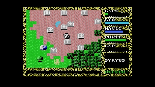画像ギャラリー No.006のサムネイル画像 / モンスターに体当たりして冒険する“アクティブRPG”。「ハイドライドII」MSX版がEGGコンソールで5月22日に配信