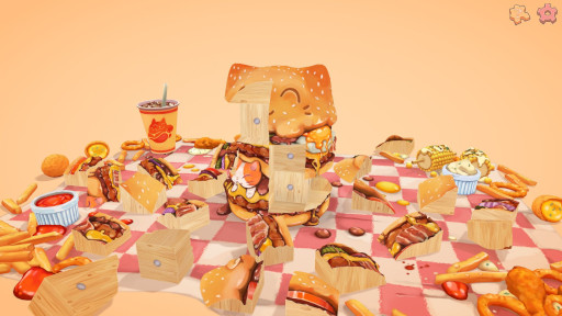 画像ギャラリー No.004のサムネイル画像 / 食べ物をモチーフにした癒し系の3Dパズル「UMAMI」，デモ版をSteamでリリース。日本国内のパブリッシングをNextingが担当