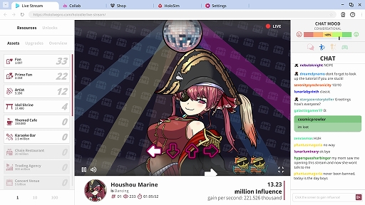 画像ギャラリー No.001のサムネイル画像 / ホロメンの世話をしながら影響力を高める放置系ゲーム「Holoidle」，Steamで6月6日にリリース