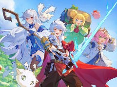新作スマホ向け放置系RPG「杖と剣の伝説」，事前登録受付を開始。登録者は日本限定の武器外観「えび天」がもらえる