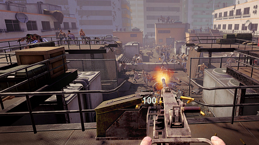 画像ギャラリー No.001のサムネイル画像 / 新作「World War Z VR」発表。一度に最大200体のゾンビが襲いかかってくるスリルと恐怖を，VRで楽しめる