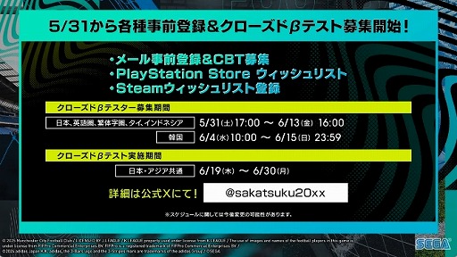 画像ギャラリー No.020のサムネイル画像 / サカつくシリーズ最新作「プロサッカークラブをつくろう！2025」発表。2025年世界同時リリース