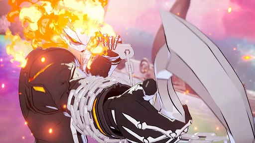 画像ギャラリー No.001のサムネイル画像 / 「マーベル闘魂」，復讐の炎で敵を焼き尽くす「ゴーストライダー」ガイド動画を公開。固有ゲージ「VENGENCE GAUGE」の管理がカギになる