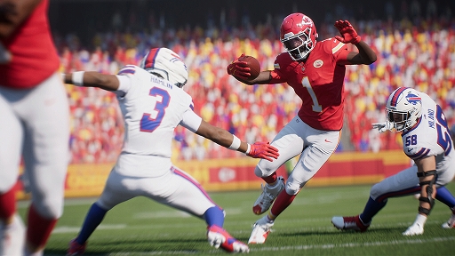 画像ギャラリー No.002のサムネイル画像 / 「EA SPORTS Madden NFL 26」，最新トレイラーを公開。AI学習により過去10年分の試合で行われてきたプレイをデータ化し，ゲームに反映