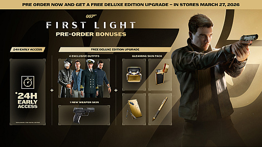 画像ギャラリー No.010のサムネイル画像 / 「007 First Light」，007シリーズらしいシネマティックな作風を確認できるゲーム映像を公開。発売は2026年3月27日に決定